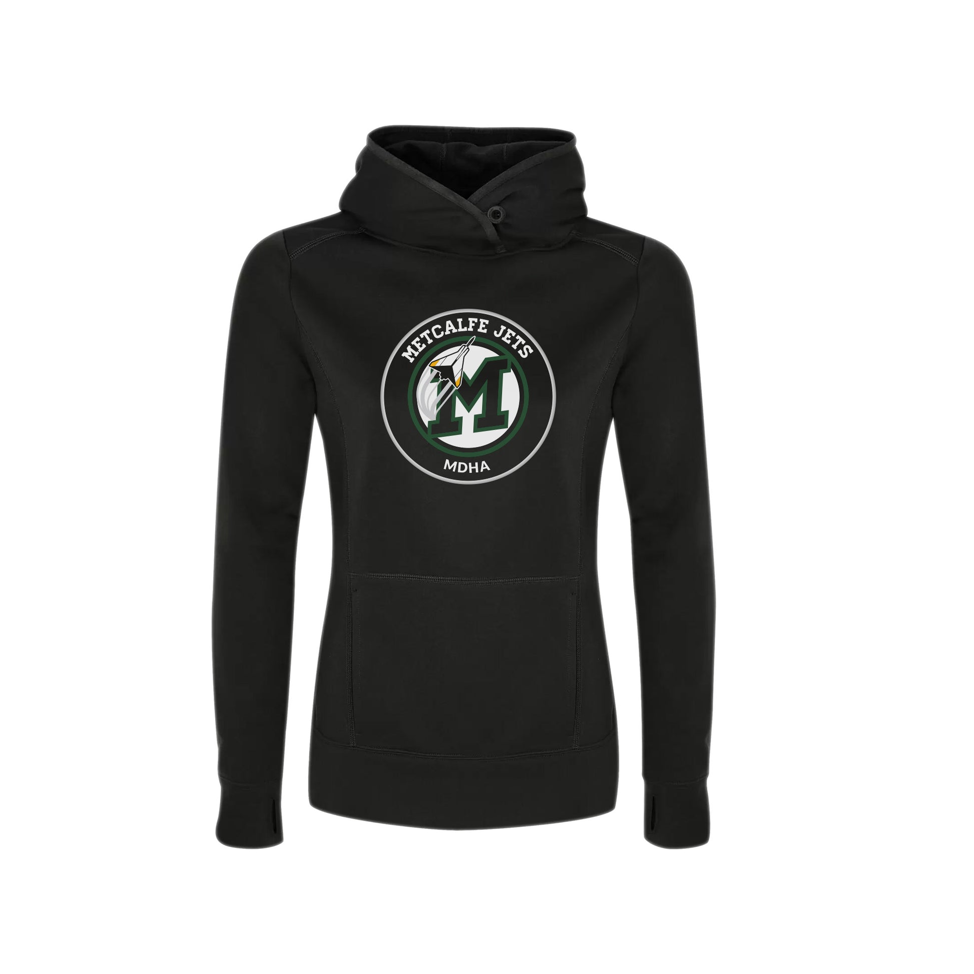 METCALFE JETS - Twill Logo Performance Hoodie (Women's)