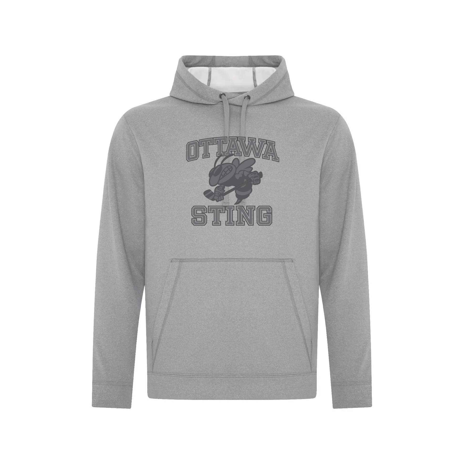 OTTAWA STING - Vintage Performance Hoodie - grey