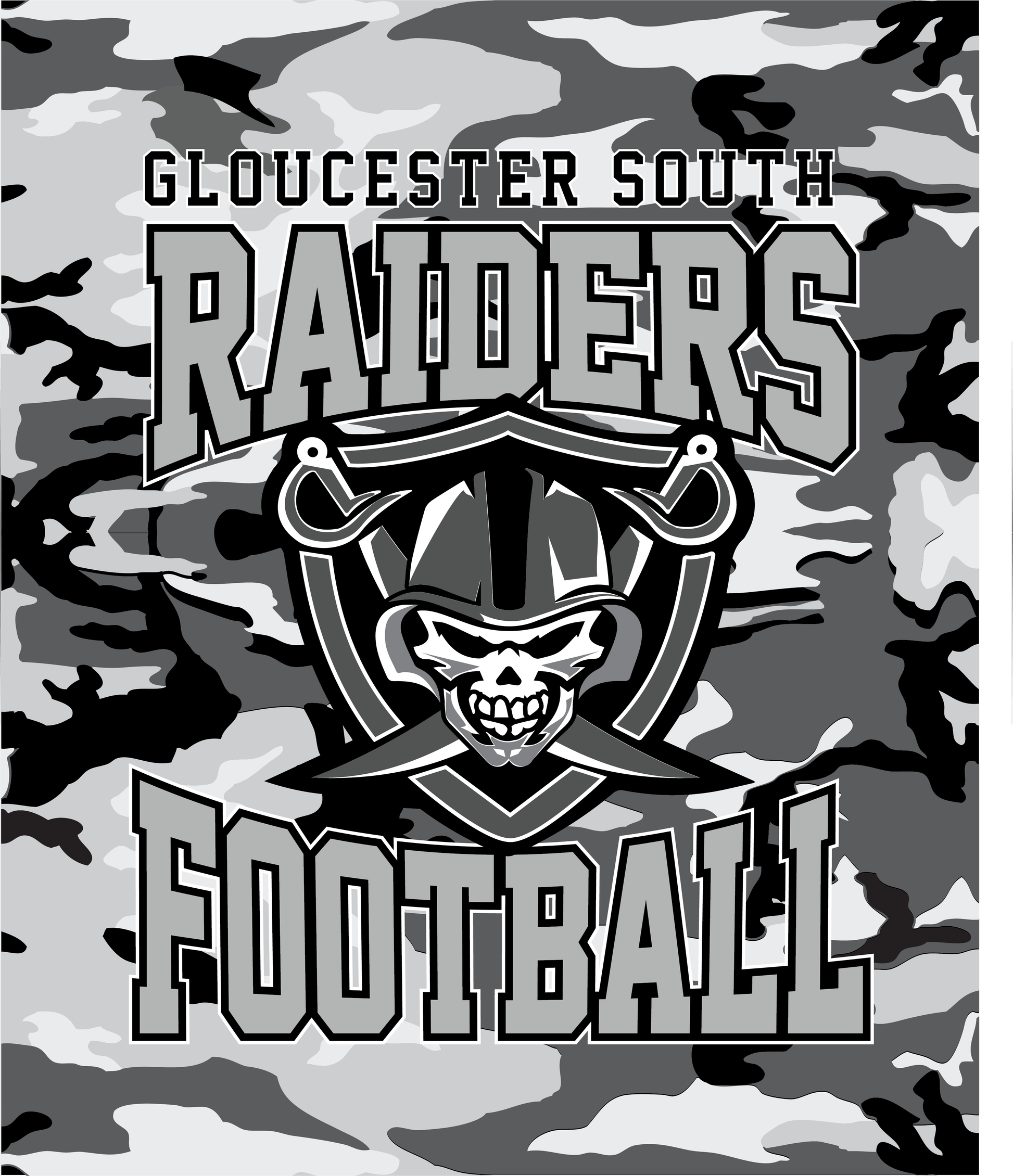 GLOUCESTER RAIDERS FOOTBALL *NEW COLLECTION* - Fleece Blanket