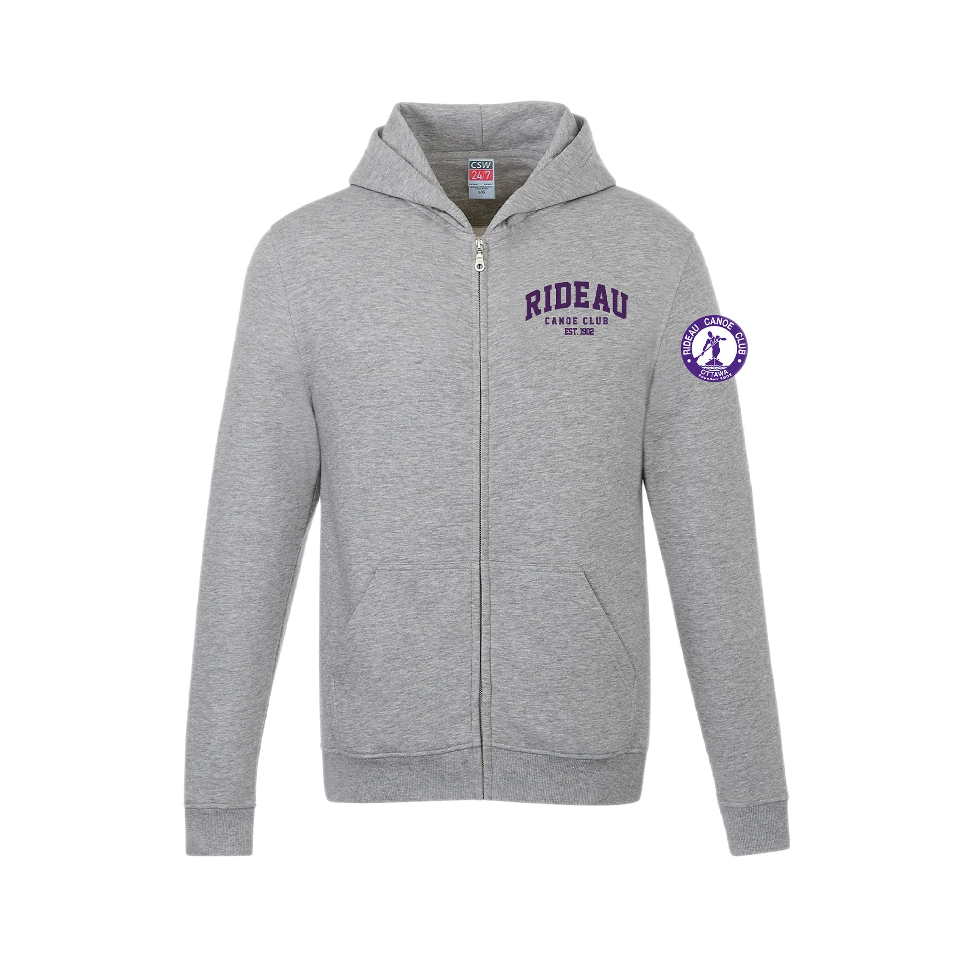 RIDEAU CANOE CLUB - Full-Zip Hooded Sweatshirt