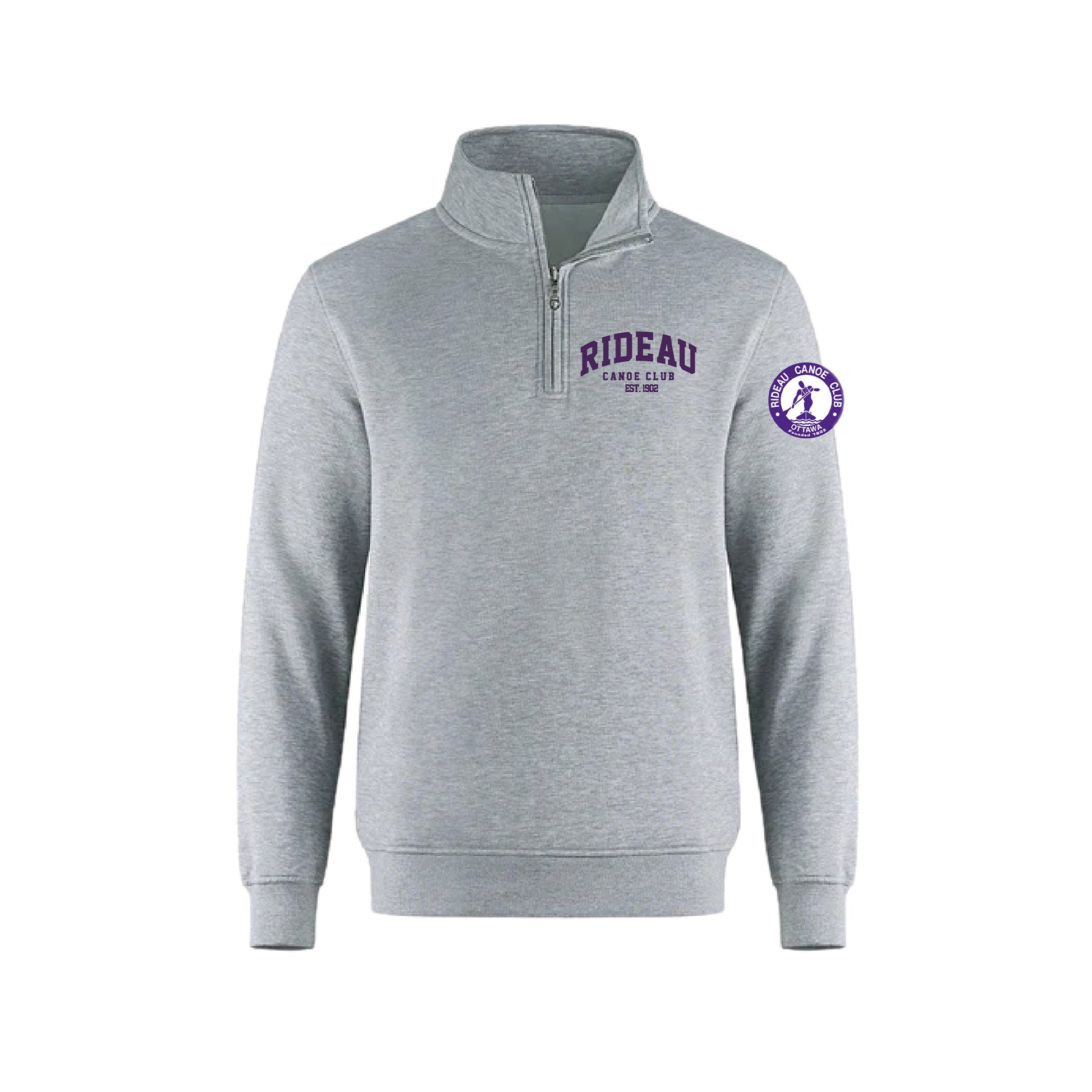 RIDEAU CANOE CLUB - Quarter-Zip Sweater