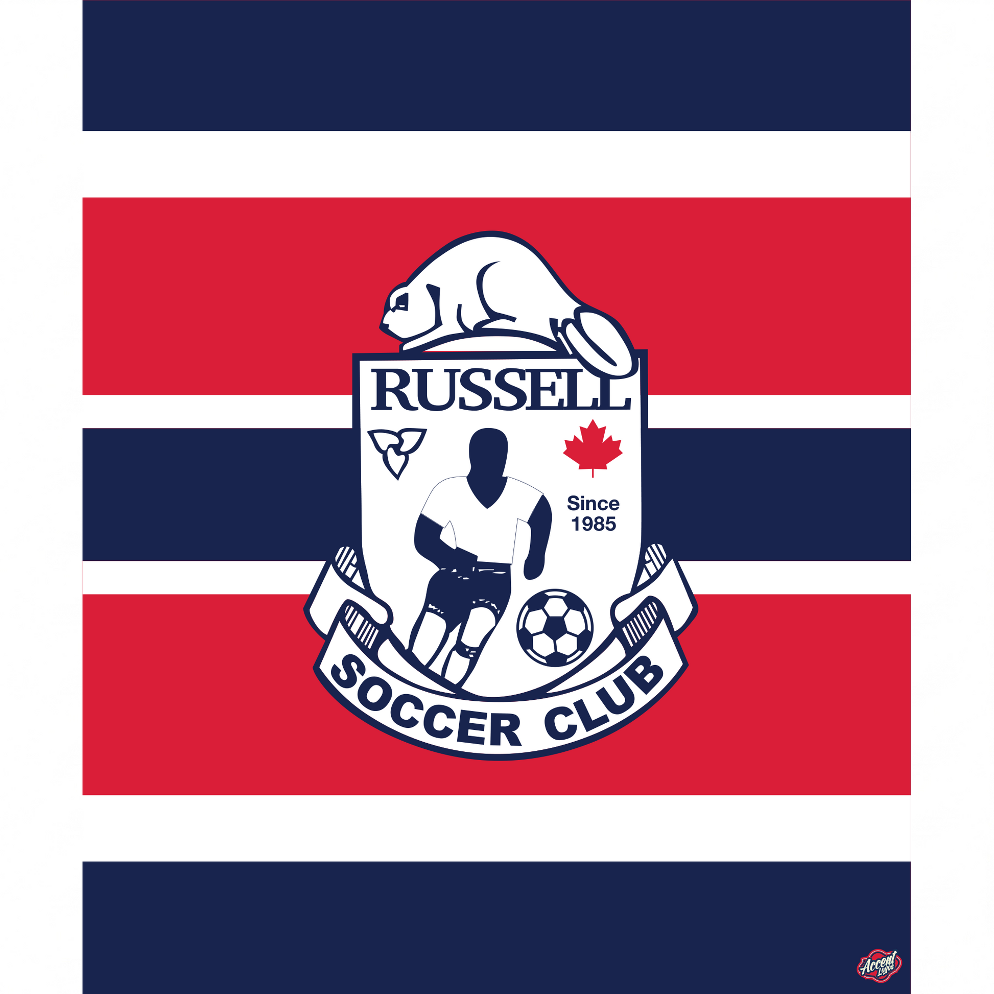 RUSSELL SOCCER CLUB - Fleece Blanket