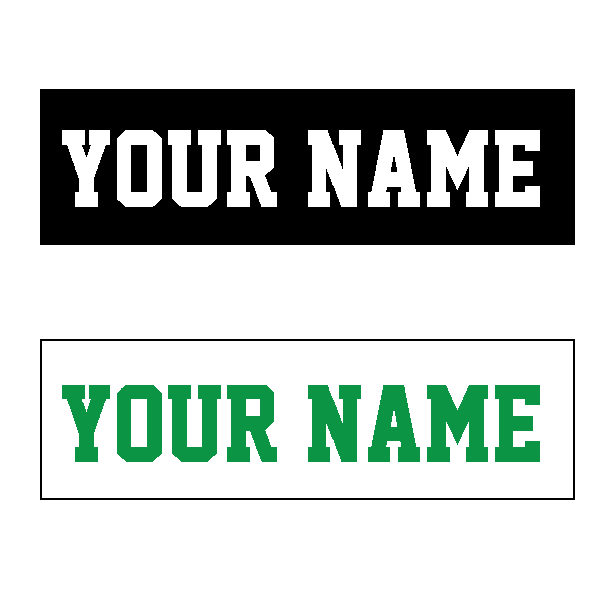 LEITRIM HAWKS - Player Name Bars