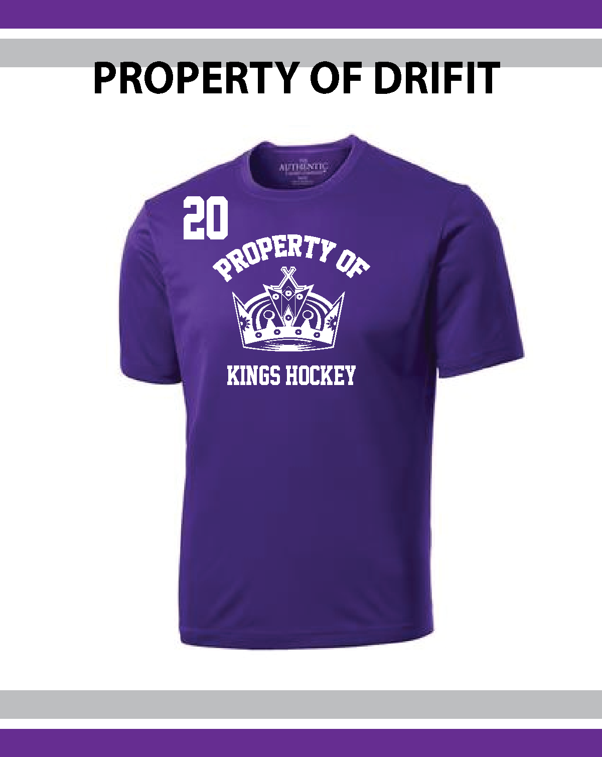 La kings shop purple t shirt