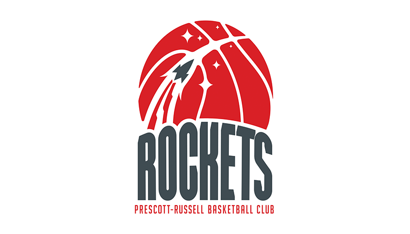 Rockets - Prescott Russell Basketball Club Logo