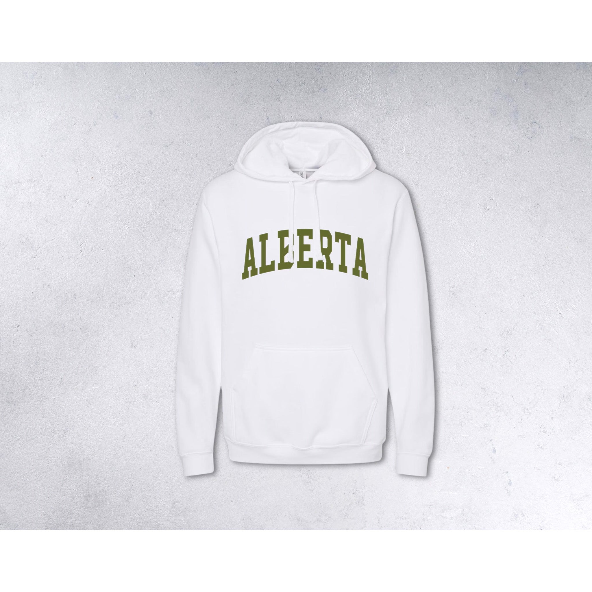 ALBERTA - Hoodie - white
