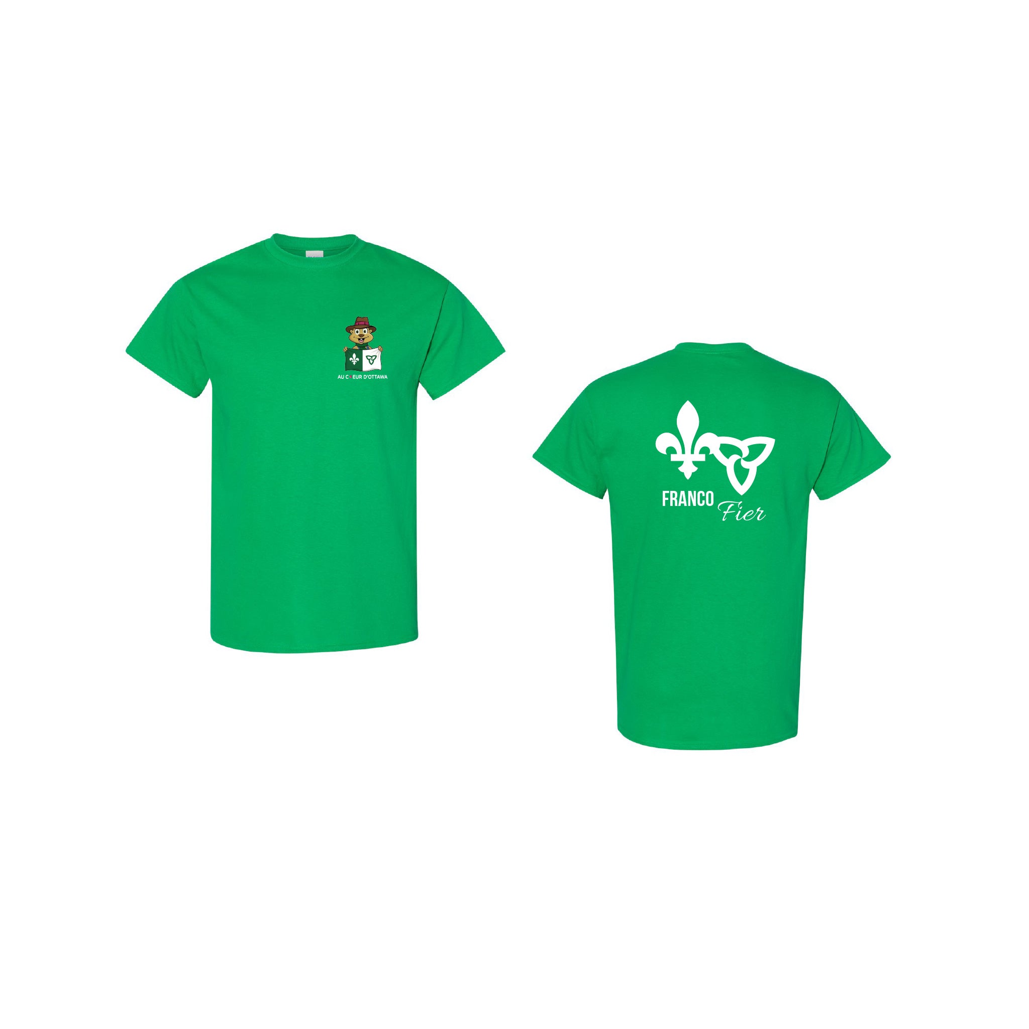 AU COEUR D'OTTAWA - Cotton Franco Fier T-Shirt