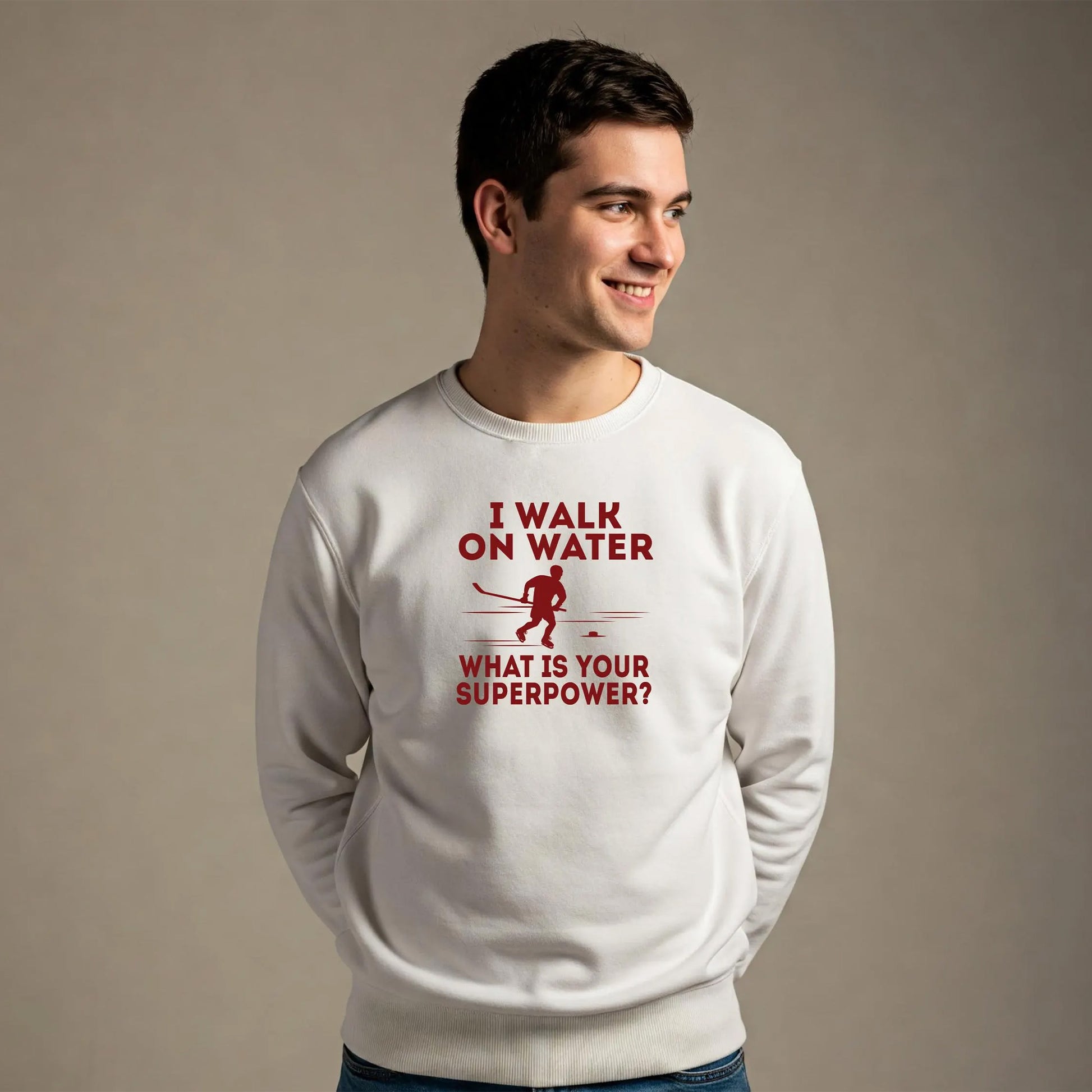 I WALK ON WATER - What is your Superpower? Sweatshirt - Crewneck & Hoodie