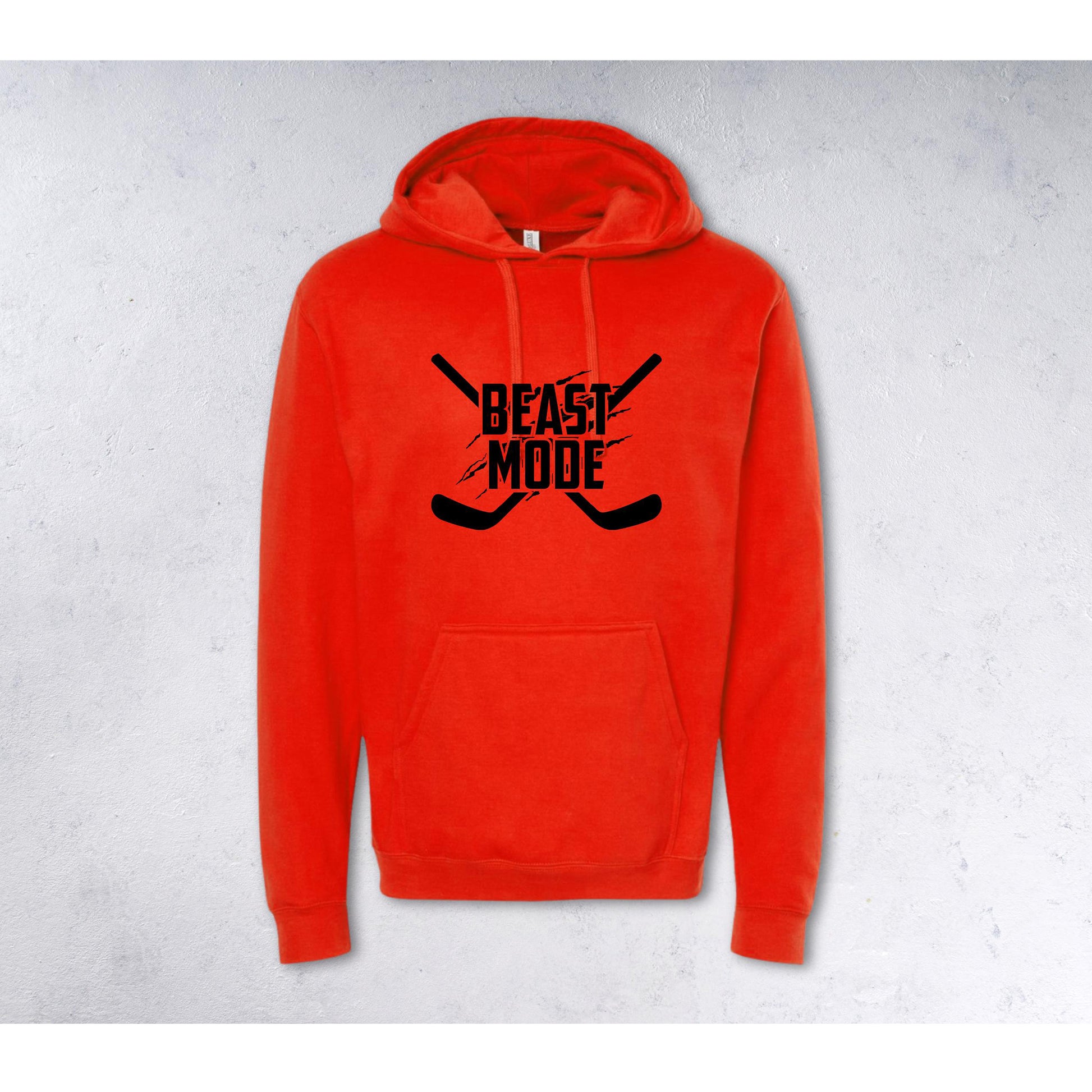 BEAST MODE Sweatshirt - Crewneck & Hoodie - red
