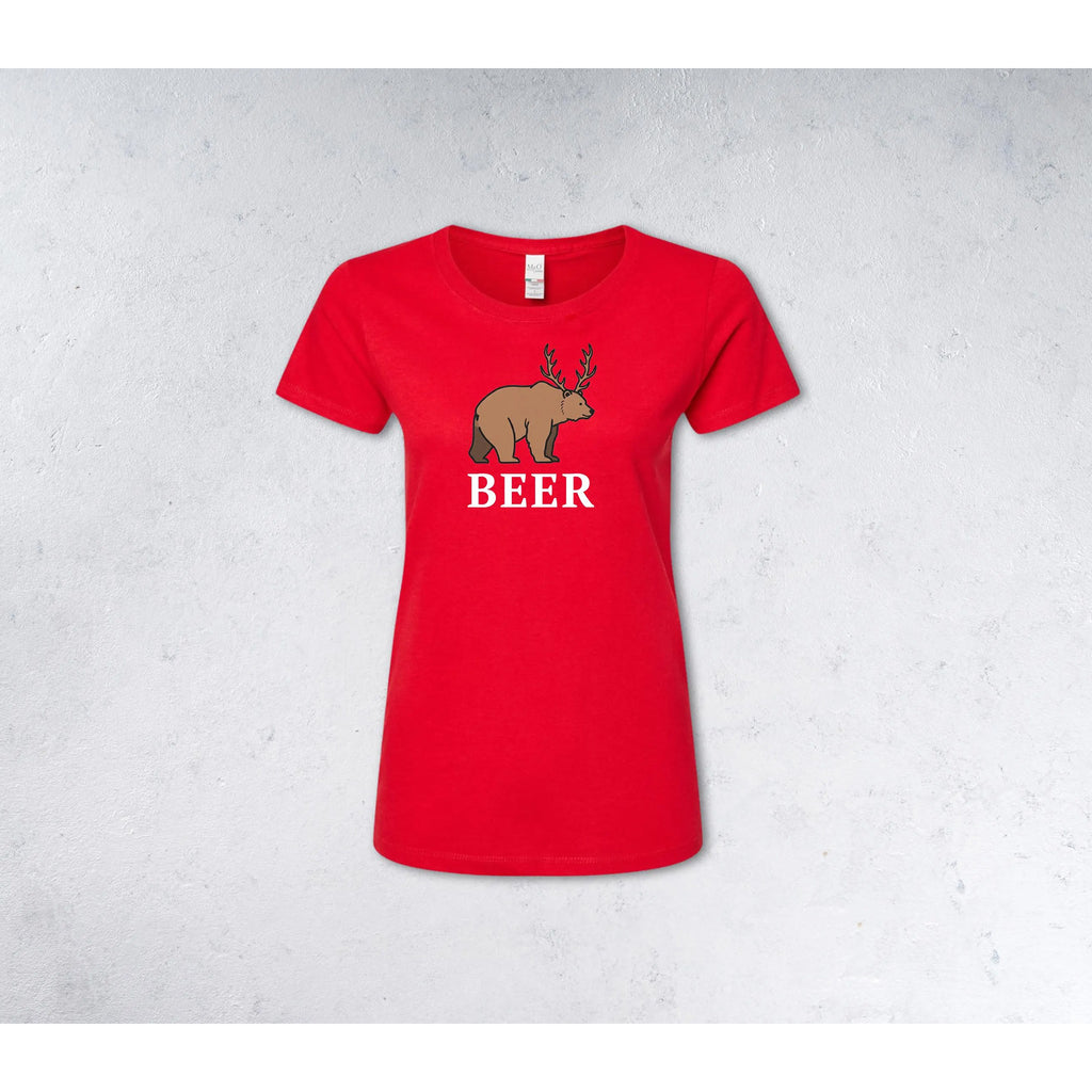BEER - T-shirt (Women's & Men's) - red