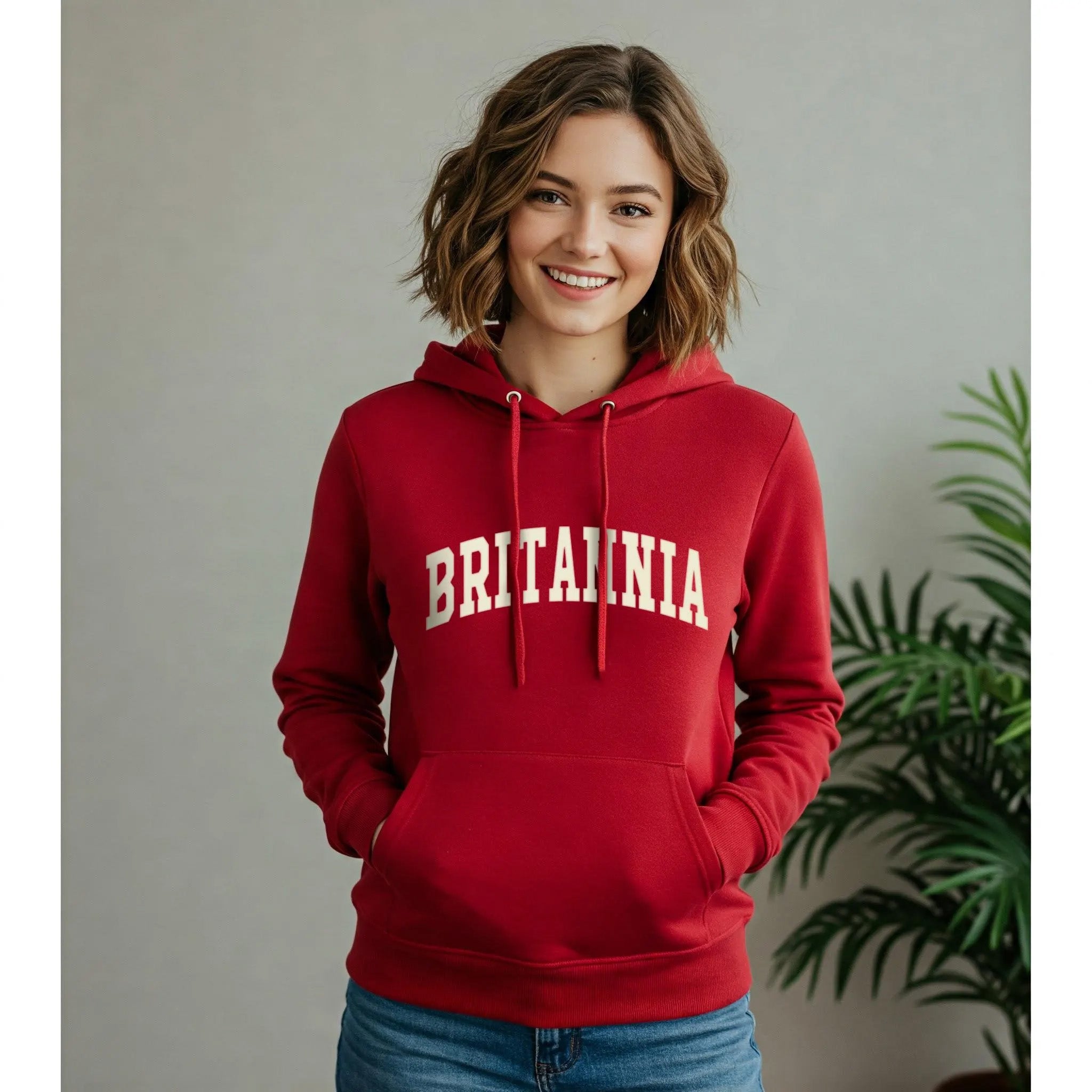 BRITANNIA - Crewneck & Hoodie red