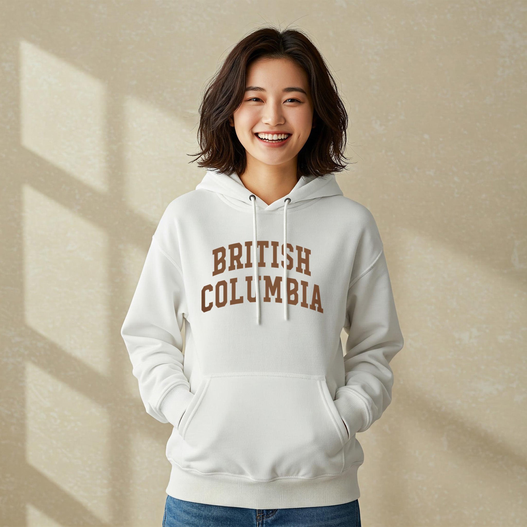 BRITISH COLUMBIA - Hoodie - white
