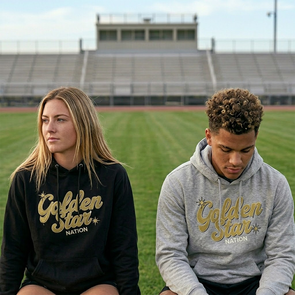 CANI Athletics - Golden Star Cotton Hoodie