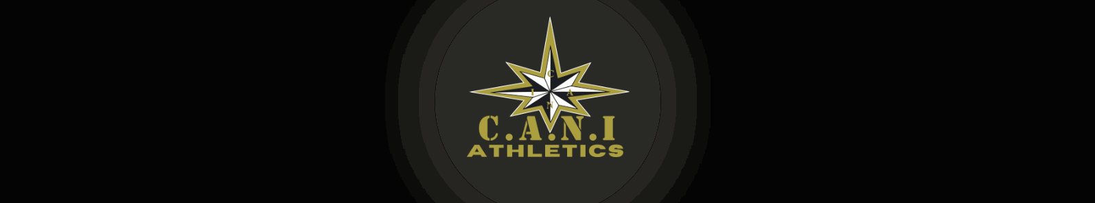 Official merchandise banner for CANI Athletics apparel and gear