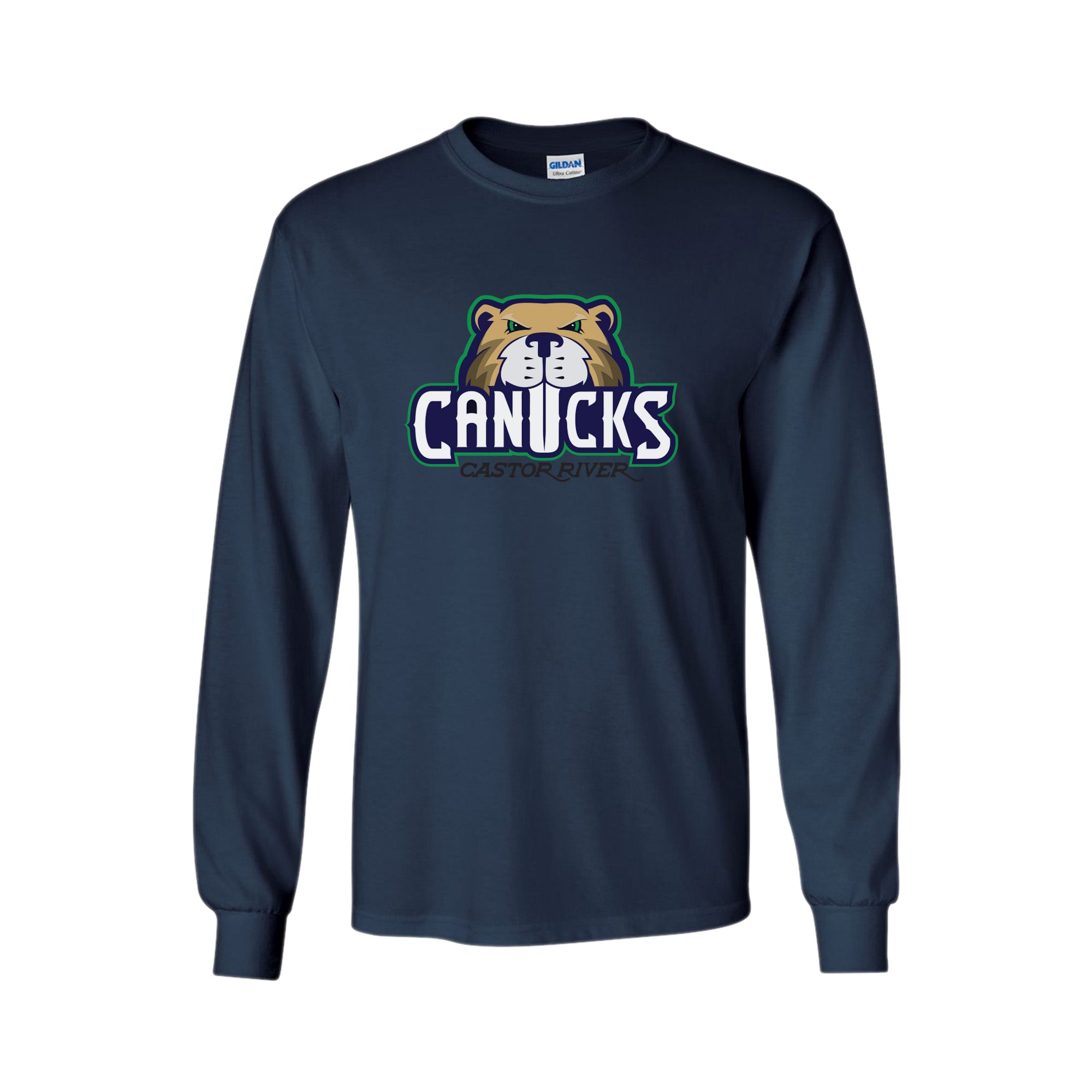 CASTOR RIVER CANUCKS - Long Sleeve Cotton T-Shirt