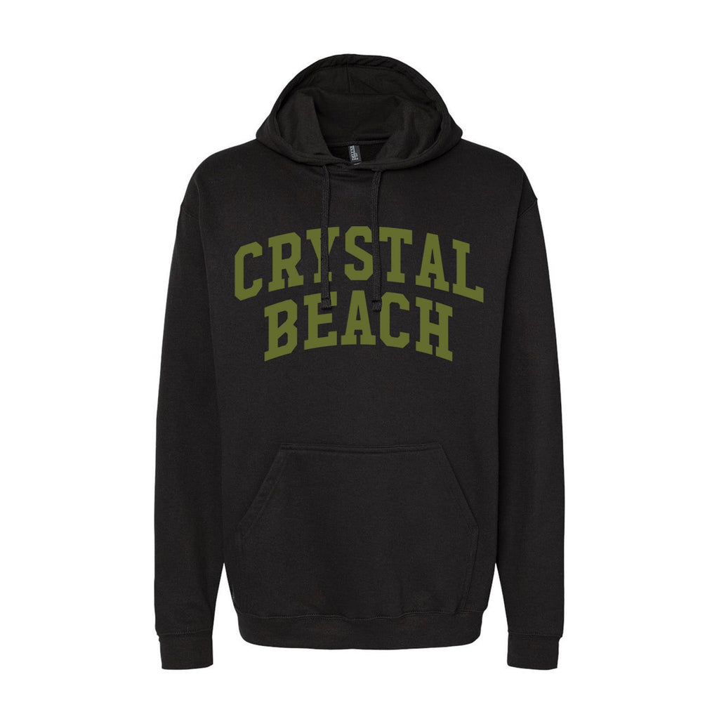 CRYSTAL BEACH - Crewneck & Hoodie black