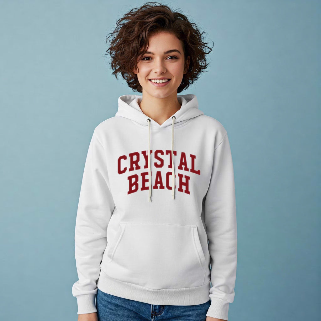 CRYSTAL BEACH - Crewneck & Hoodie white