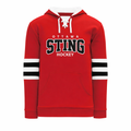 OTTAWA STING - Skate Lace Neck Performance Hoodie