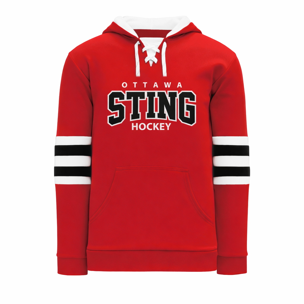 OTTAWA STING - Skate Lace Neck Performance Hoodie