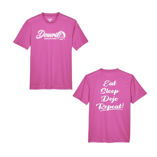 DOUVRIS - Performance Short Sleeve T-Shirt - Eat, Sleep, Dojo, Repeat!