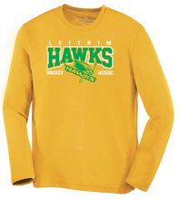 Load image into Gallery viewer, LEITRIM HAWKS - Dri-FIT Long Sleeve Shirt (Sticks Logo)
