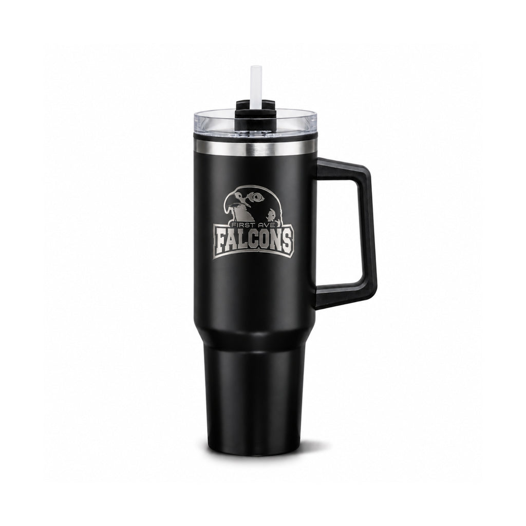 FIRST AVENUE - Travel Mug with Straw (40oz)