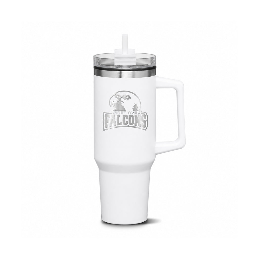 FIRST AVENUE - Travel Mug with Straw (40oz)