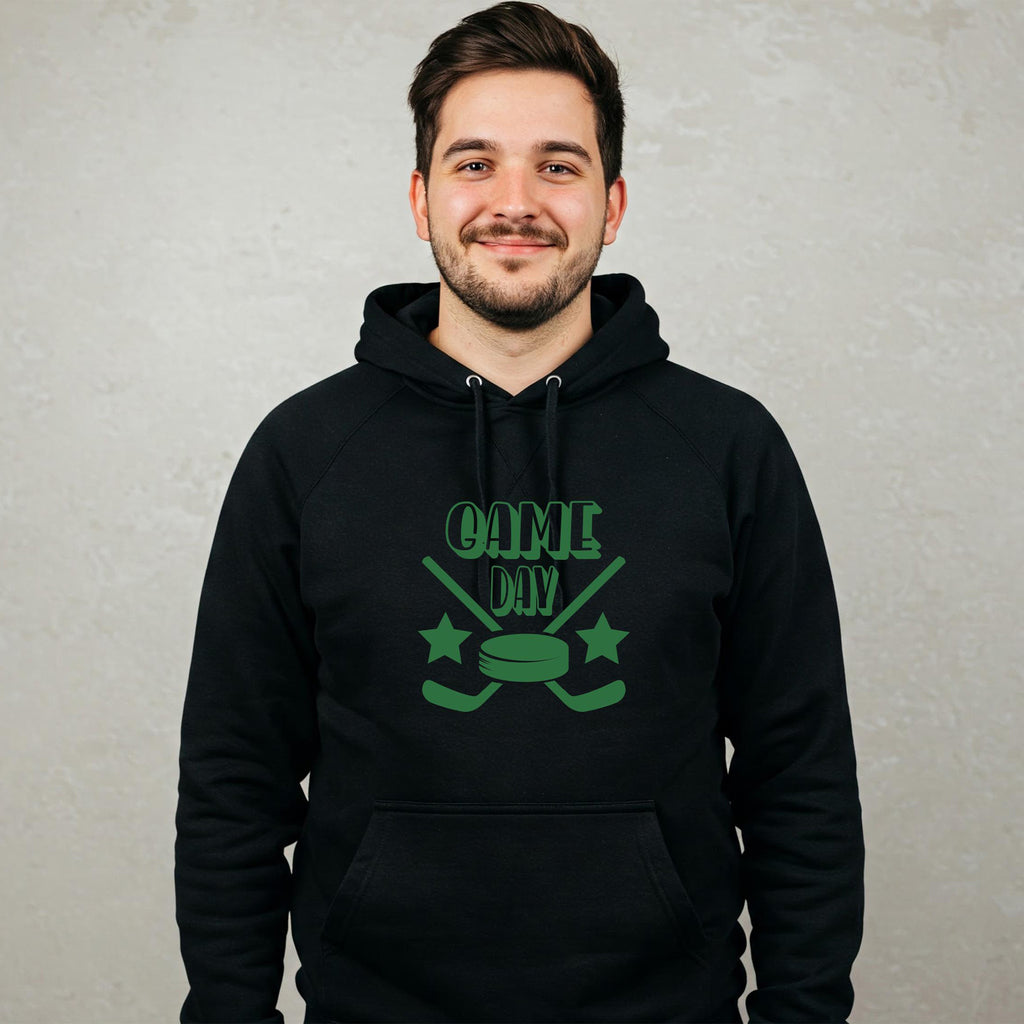 GAME DAY Hockey Sweatshirt - Crewneck & Hoodie black