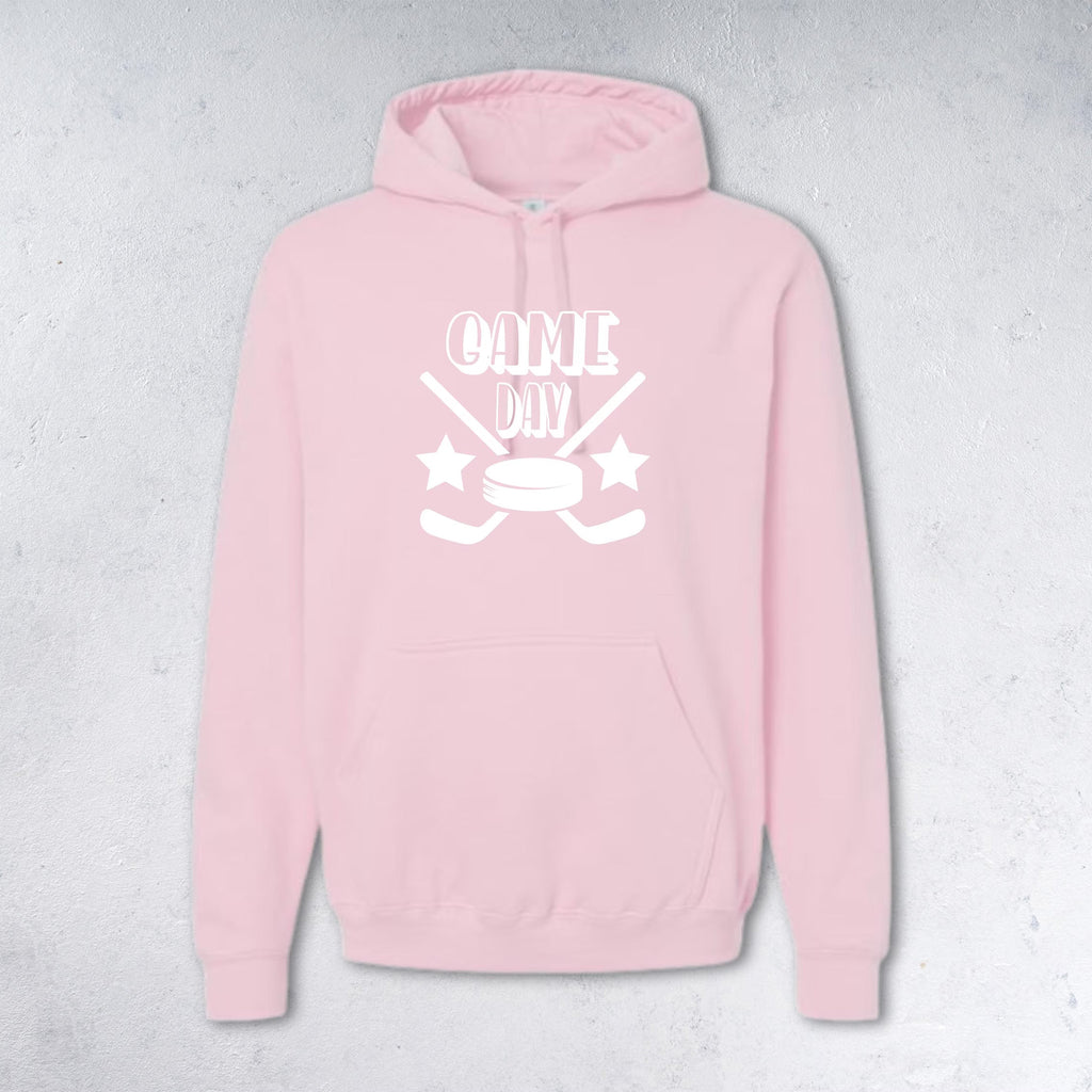 GAME DAY Hockey Sweatshirt - Crewneck & Hoodie pink