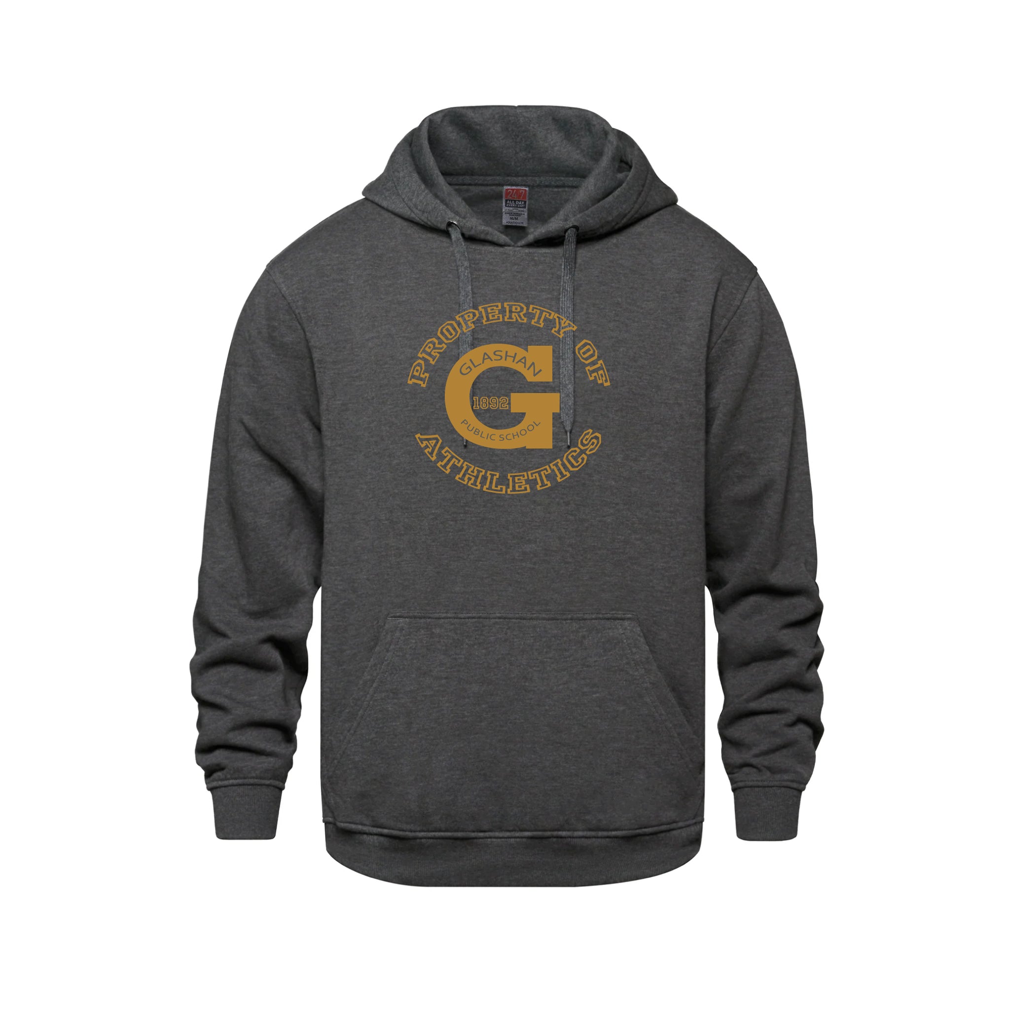 GLASHAN PUBLIC SCHOOL - Hoodie with Pocket (Athletic)