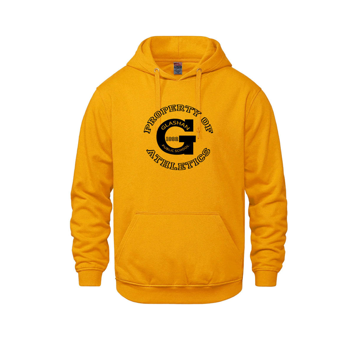 GLASHAN PUBLIC SCHOOL - Hoodie with Pocket (Athletic)