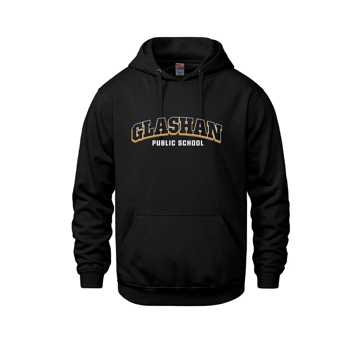 GLASHAN PUBLIC SCHOOL - Hoodie with Pocket (Text)