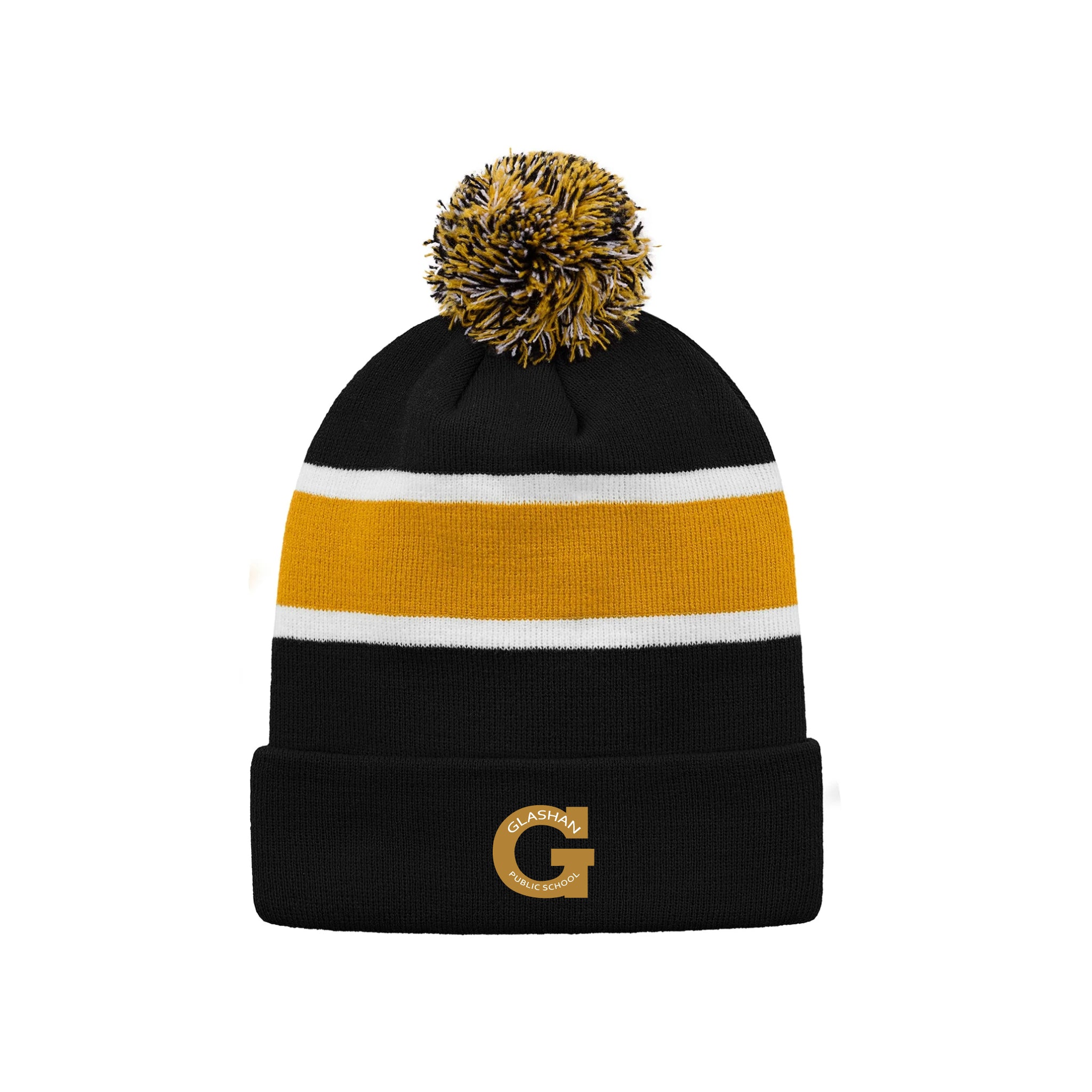 GLASHAN PUBLIC SCHOOL - Pom Toque (Striped)