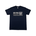 GLOUCESTER RAIDERS FOOTBALL - Cotton T-Shirt (Silver & Black)