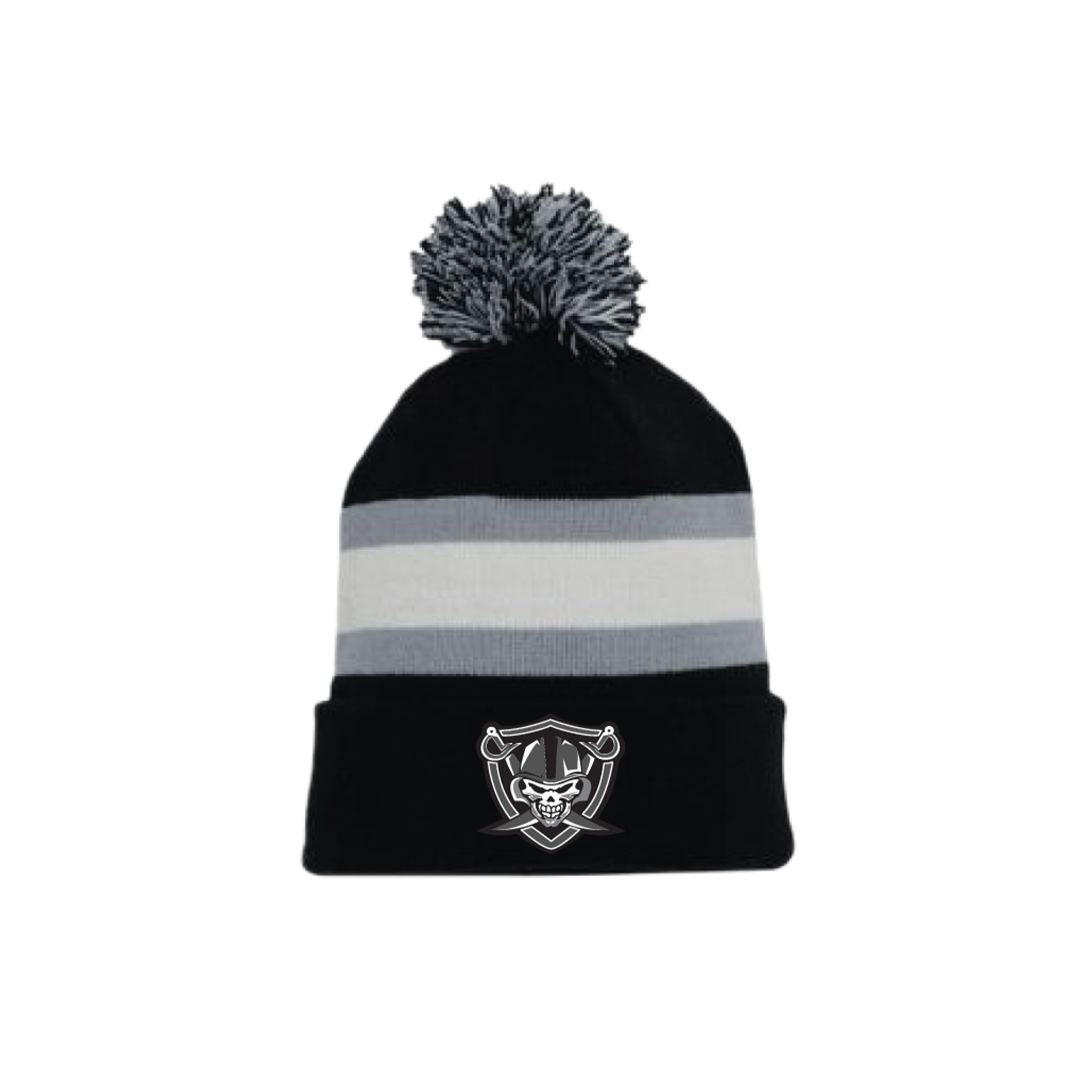 Gloucester Raiders Football - pom pom toque