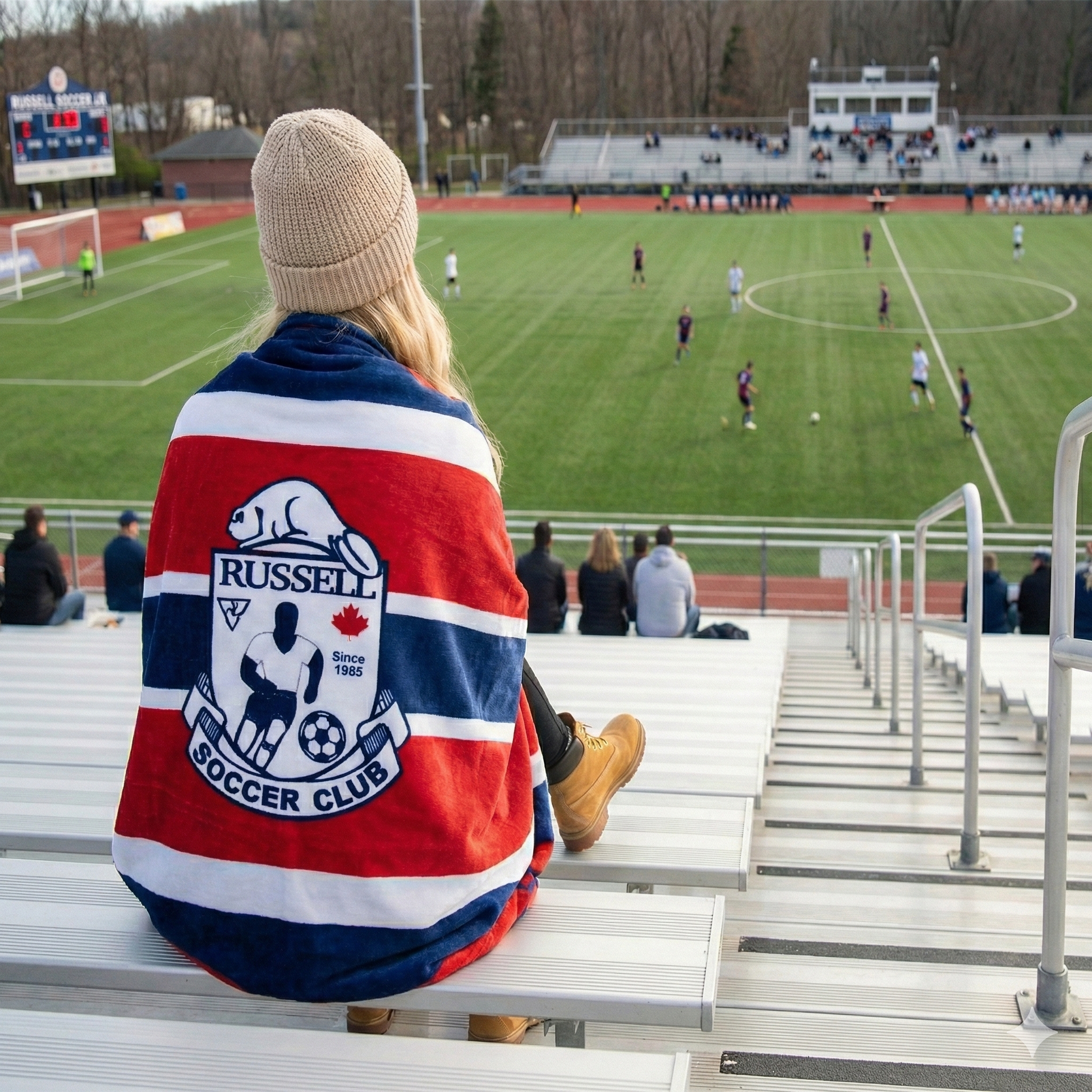 RUSSELL SOCCER CLUB - Fleece Blanket