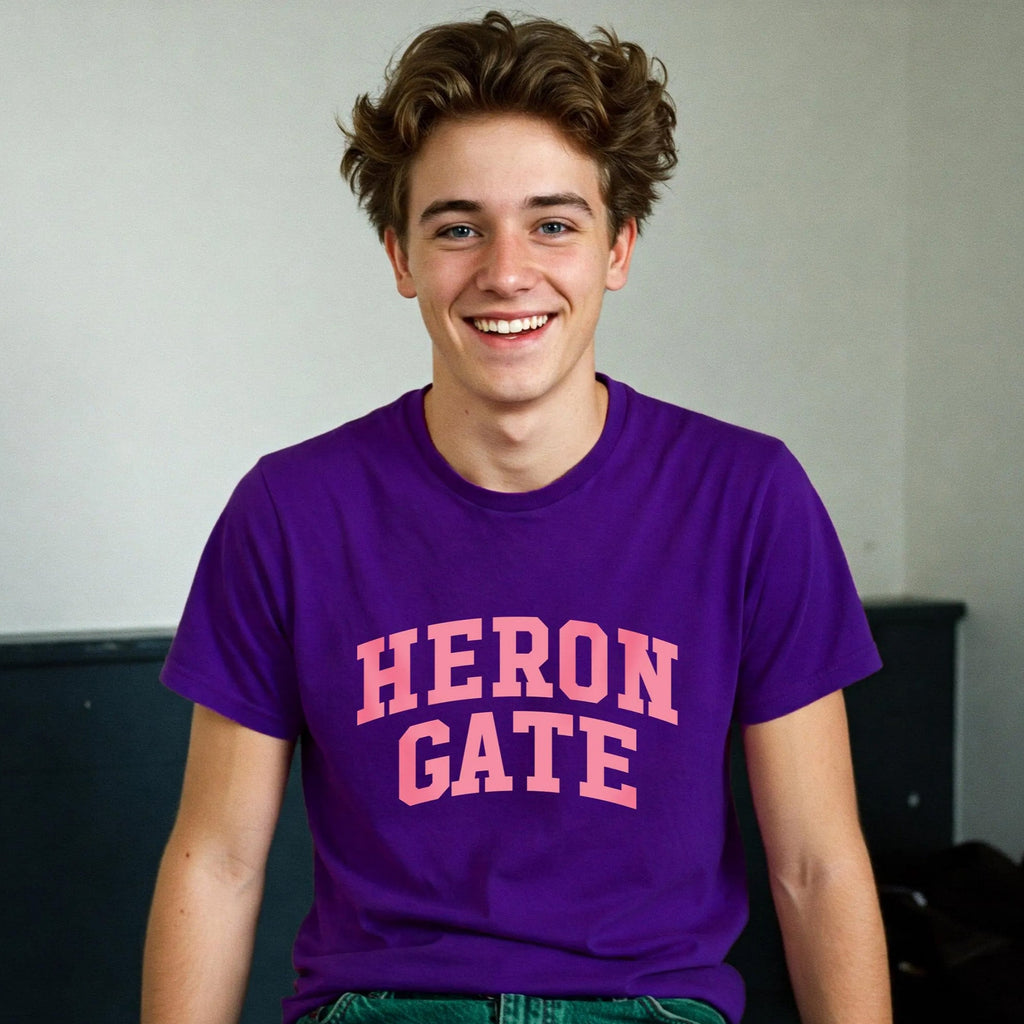 HERON GATE - T-shirt (Women's & Men's) - purple