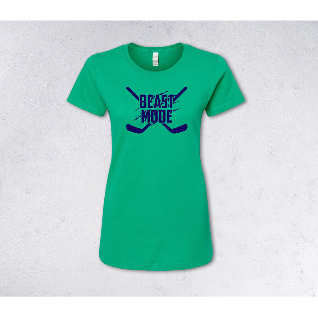 HOCKEY BEAST MODE T-Shirt - (Women's) - green