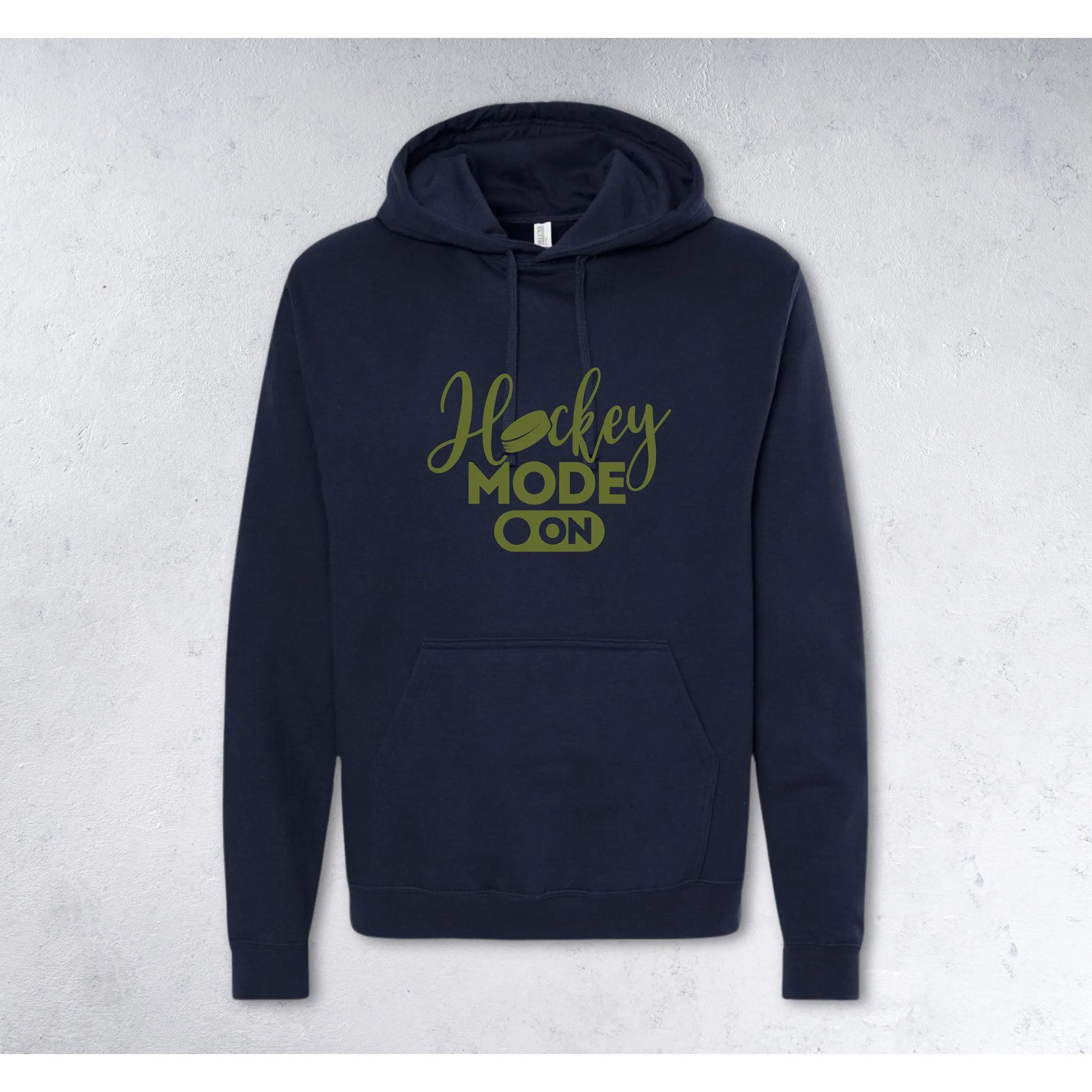 HOCKEY MODE - ON Sweatshirt - Crewneck & Hoodie - navy