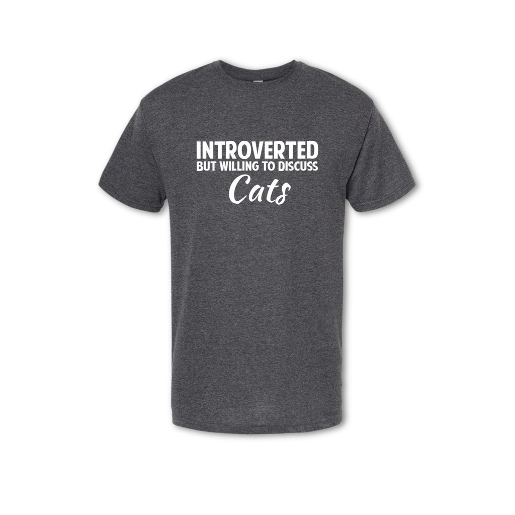 INTROVERTED BUT WILLING TO DISCUSS CATS. T-Shirt - Canadiens Lover Tee (Men's)