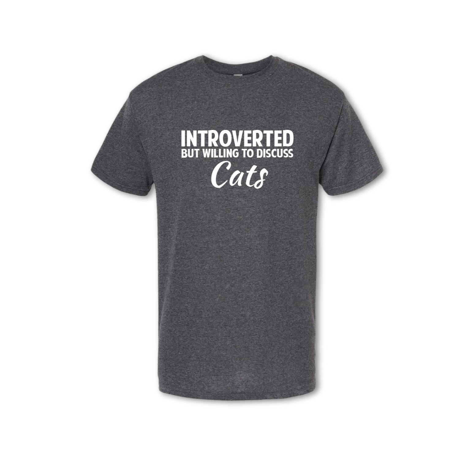 INTROVERTED BUT WILLING TO DISCUSS CATS. T-Shirt - Canadiens Lover Tee (Men's)