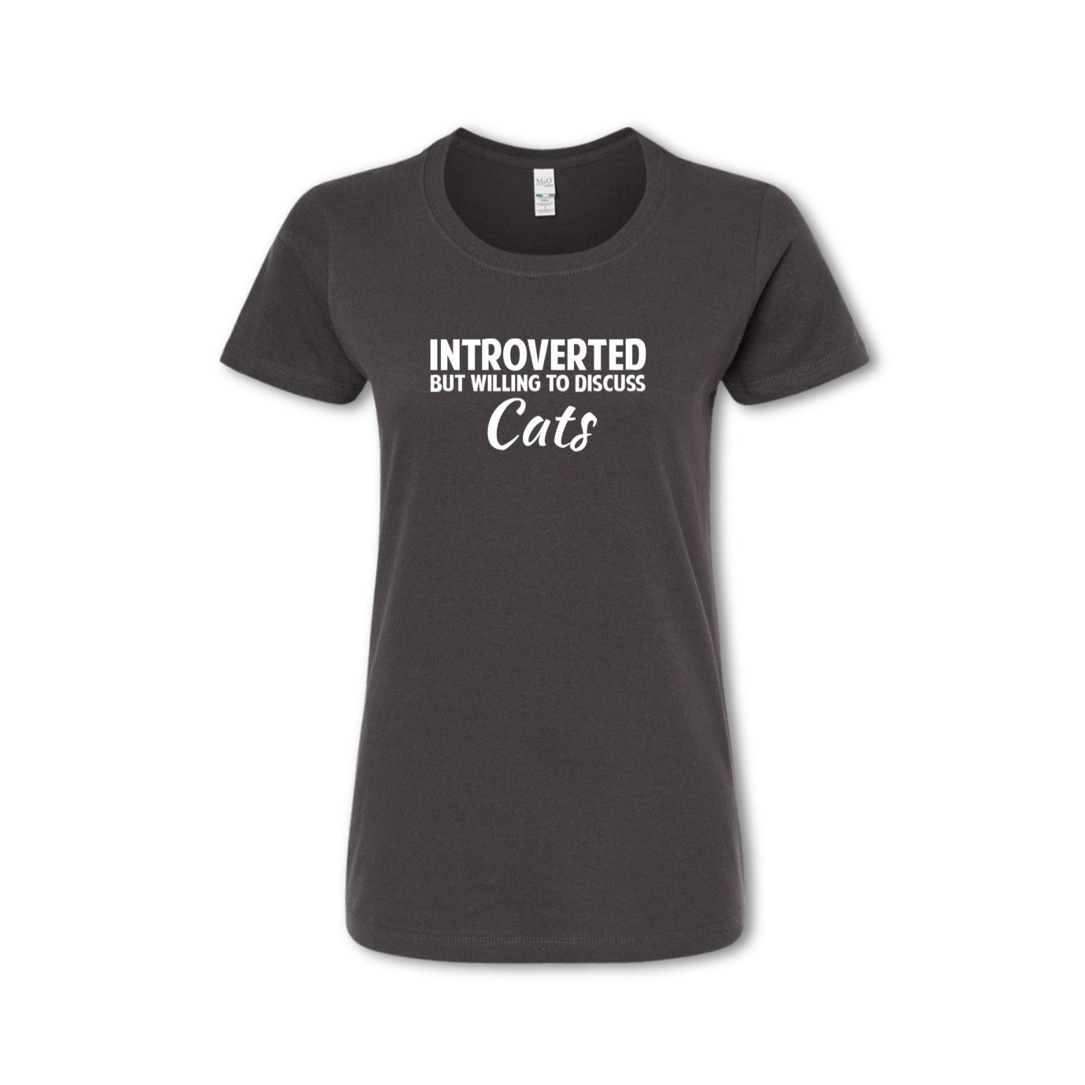 INTROVERTED BUT WILLING TO DISCUSS CATS. T-Shirt - Canadiens Lover Tee (Women's)