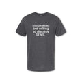 INTROVERTED BUT WILLING TO DISCUSS SENS. T-Shirt - Senators Lover Tee (Men's)