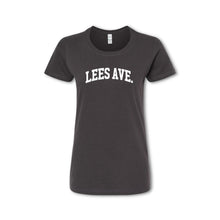 Load image into Gallery viewer, A gray t-shirt with &#39;LEES AVE.&#39; printed in white across the chest.
