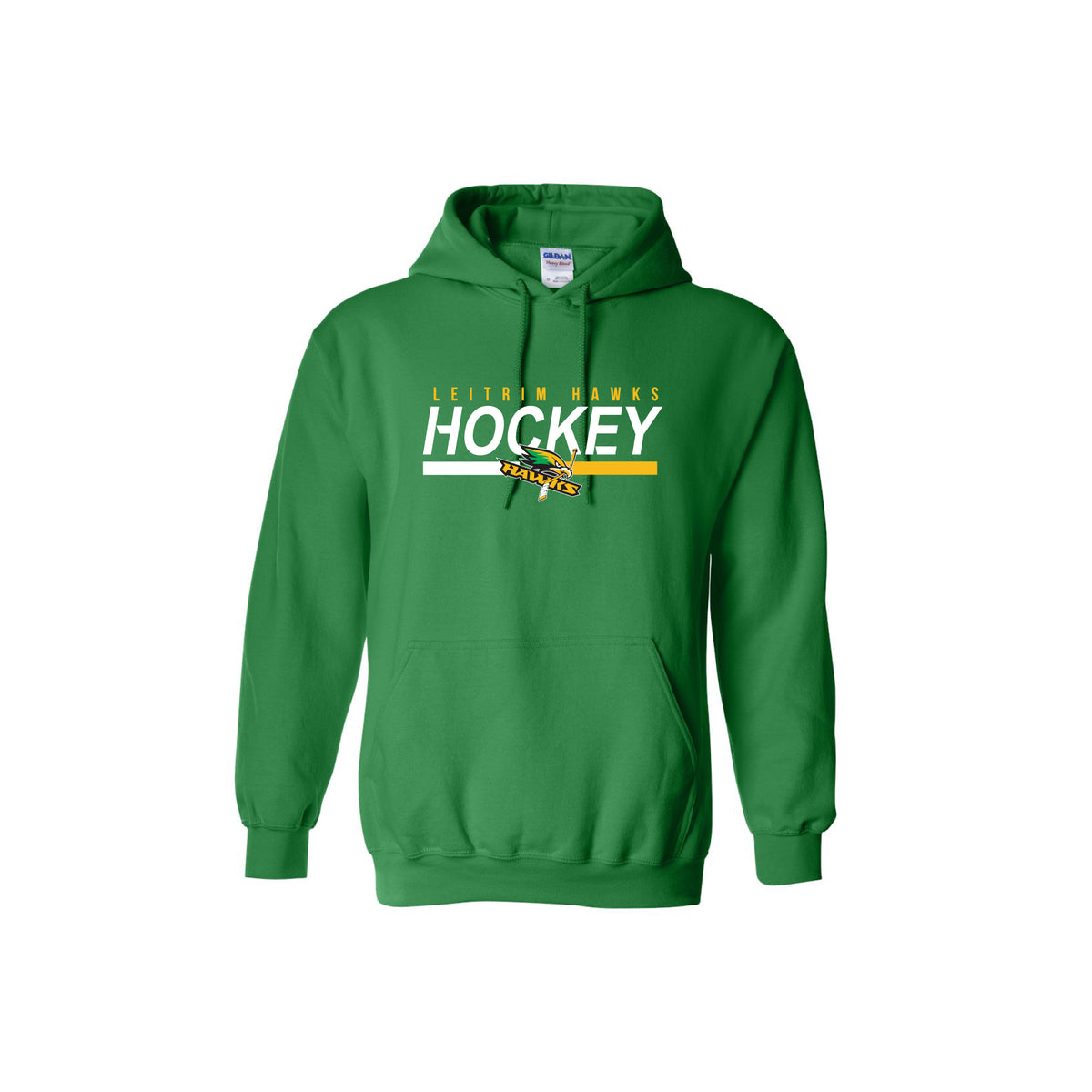 LEITRIM HAWKS - Cotton Hoodie (Face Off)