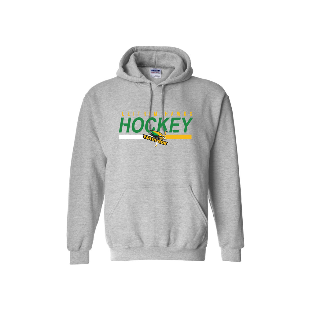 LEITRIM HAWKS - Cotton Hoodie (Face Off)