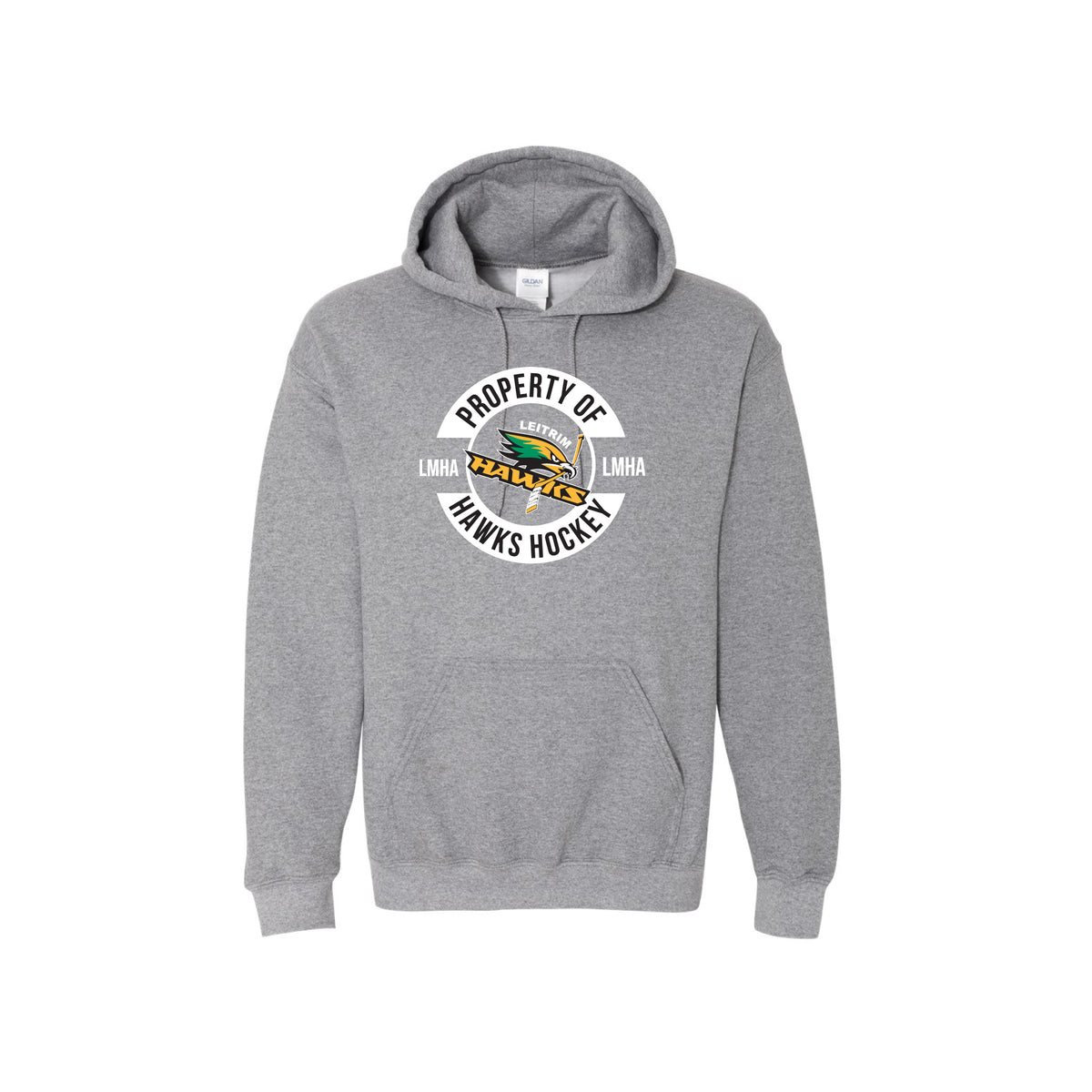 LEITRIM HAWKS - Cotton Hoodie (Property of)