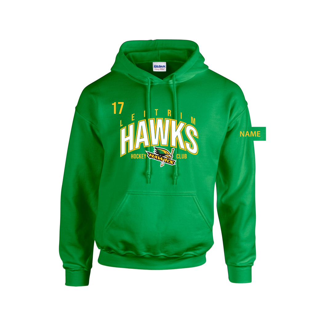 LEITRIM HAWKS - *NEW* Cotton Hoodie (Locker Room)