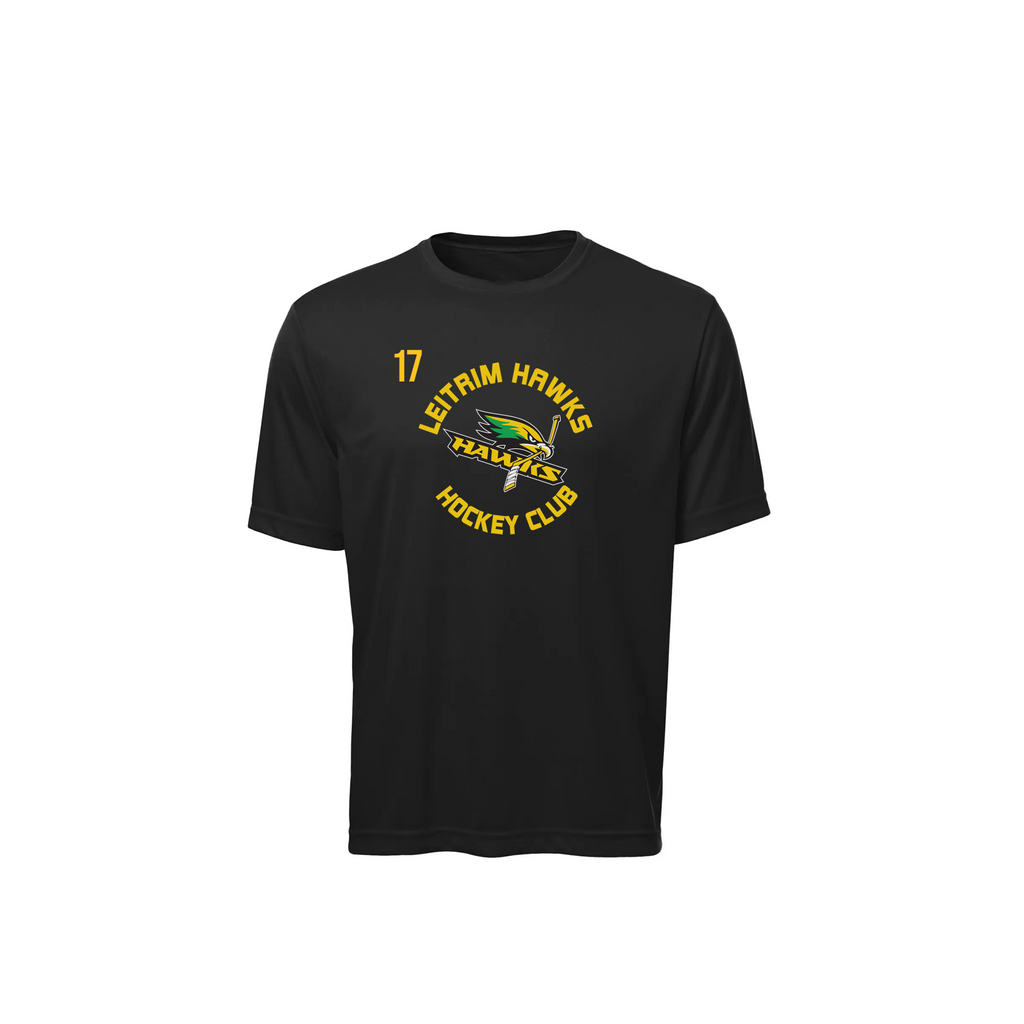 LEITRIM HAWKS - *NEW* Dri-FIT Short Sleeve Shirt (Centre Ice)