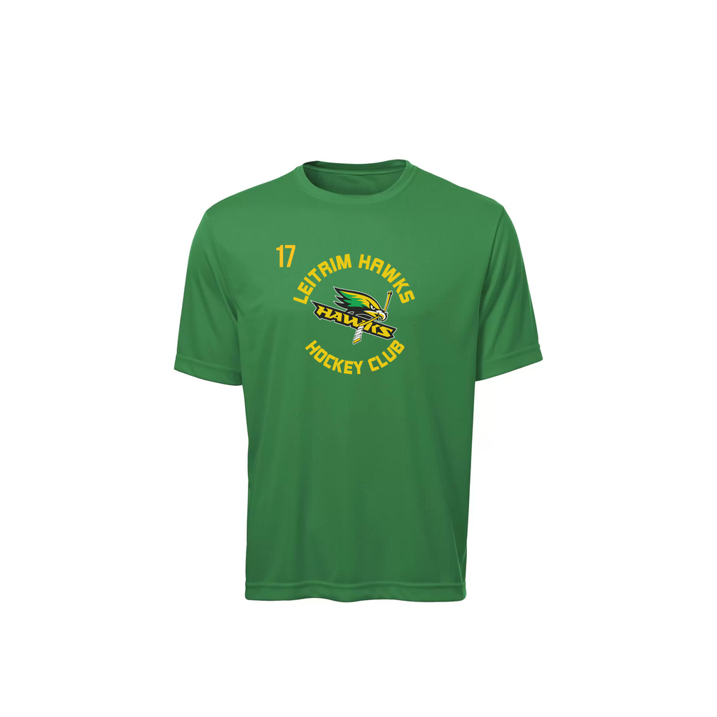 LEITRIM HAWKS - *NEW* Dri-FIT Short Sleeve Shirt (Centre Ice)